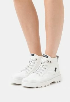 Pepe Jeans ASCOT LOGO - Bottines à Lacets - White