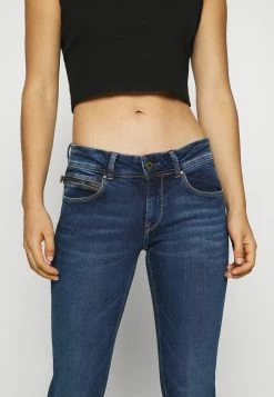 Pepe Jeans KATHA - Jean Slim - Dark-blue Denim -Pepe Jeans Soldes Magasin 6c6e173511004723b0f5c818ca7318eb