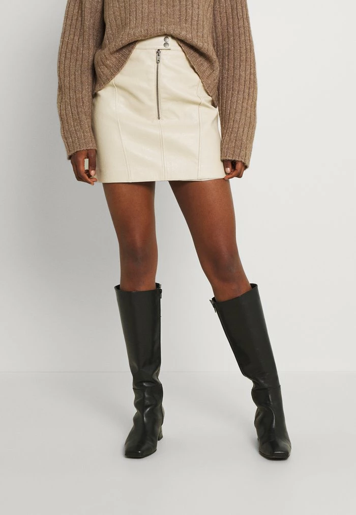 Pepe Jeans LAURA - Minijupe - Beige 1 Pepe Jeans LAURA - Minijupe - Beige