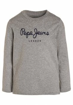 Pepe Jeans NEW HERMAN - T-shirt à Manches Longues - Grey Marl