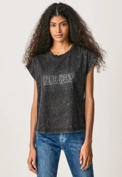 Pepe Jeans BON - T-shirt Imprimé - Black