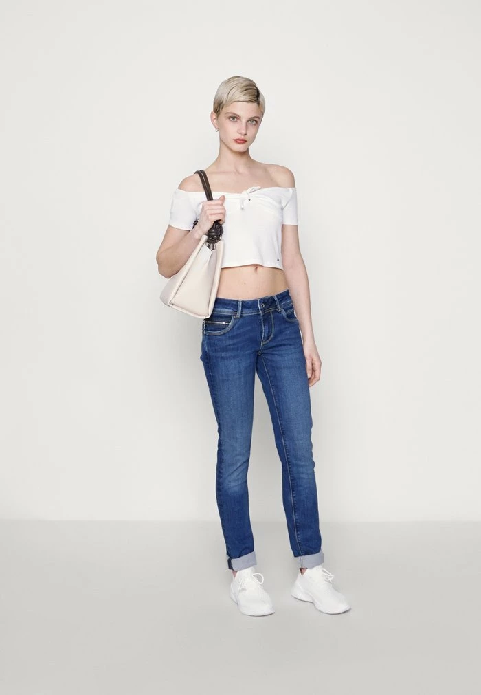 Pepe Jeans NEW BROOKE - Jean Droit - Light Blue Denim 2 Pepe Jeans NEW BROOKE - Jean Droit - Light Blue Denim – Image 2