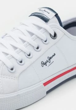 Pepe Jeans BRADY BASIC - Baskets Basses - White -Pepe Jeans Soldes Magasin 6e3915d7f64f4c5a8625cecaa306cf2b