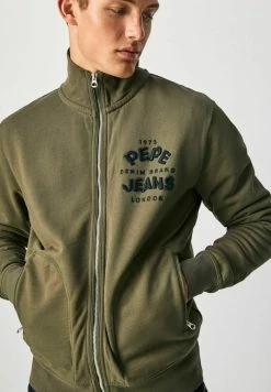 Pepe Jeans JAZZ - Sweat à Capuche Zippé - Green -Pepe Jeans Soldes Magasin 6f1a9d552f1c48bcaaf88bbdc4e93a7f