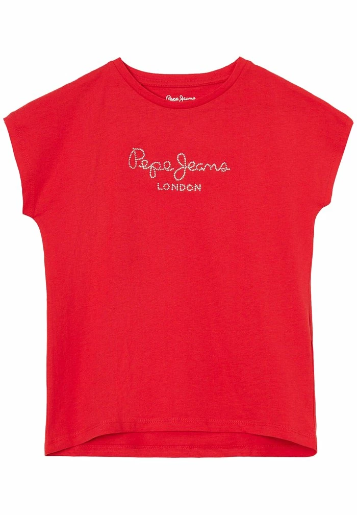 Pepe Jeans NURIA - T-shirt Imprimé - Red 1 Pepe Jeans NURIA - T-shirt Imprimé - Red