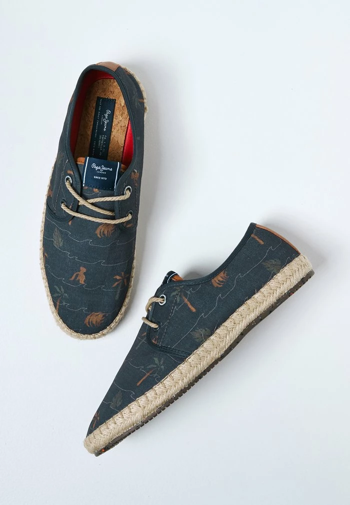 Pepe Jeans TOURIST PALM - Espadrilles - Deepsea Blau 4 Pepe Jeans TOURIST PALM - Espadrilles - Deepsea Blau – Image 4