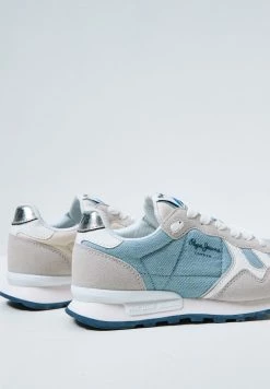 Pepe Jeans BRITT - Baskets Basses - Denim -Pepe Jeans Soldes Magasin 70d413b5309d4c34991e47c971c30fd8