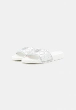 Pepe Jeans SLIDER - Mules - Silver -Pepe Jeans Soldes Magasin 712d2bea137644148b7009514a30b51c