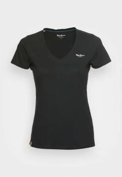 Pepe Jeans VIOLETTE - T-shirt Basique - Black -Pepe Jeans Soldes Magasin 713d2dd41608401b971326c462219eb8