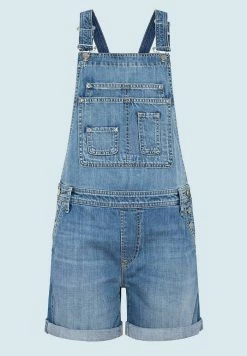 Pepe Jeans ABBY FABBY - Salopette - Blue Denim -Pepe Jeans Soldes Magasin 722f4c06cd844eb989f7ee764a3cf1c9