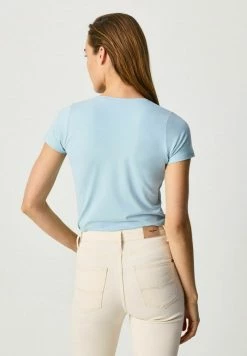 Pepe Jeans NEW VIRGINIA - T-shirt Imprimé - Dazed Blue -Pepe Jeans Soldes Magasin 73b8325e7e8c4b8d9afa4c8552a9b340