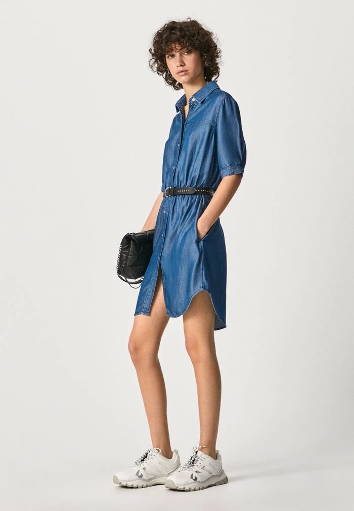 Pepe Jeans GLOSS - Robe De Jour - Denim 2 Pepe Jeans GLOSS - Robe De Jour - Denim – Image 2