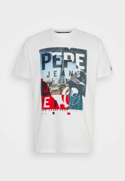 Pepe Jeans AINSLEY - T-shirt Imprimé - White -Pepe Jeans Soldes Magasin 74942500b6164757bc4d0cadf94112c3