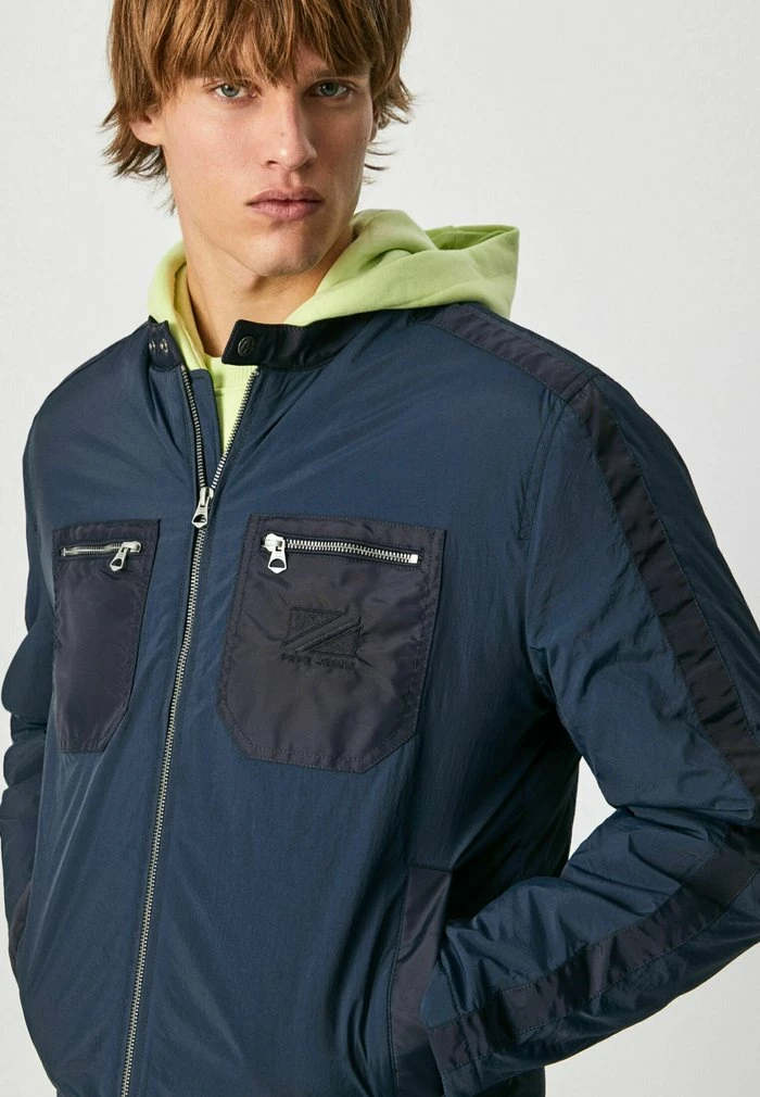 Pepe Jeans Blouson Bomber - Dark Blue 4 Pepe Jeans Blouson Bomber - Dark Blue – Image 4