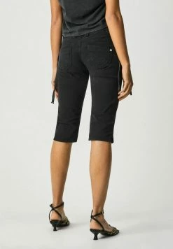 Pepe Jeans VENUS CROP - Short En Jean - Black -Pepe Jeans Soldes Magasin 74c0dcd8044e4ebc908a52421adaf780