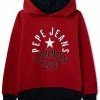 Pepe Jeans EVELYN - Sweat à Capuche - Winter Red