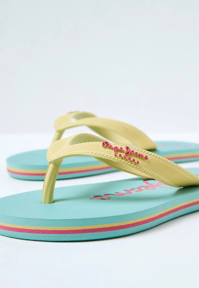 Pepe Jeans BAY BRAND - Tongs - Citron 5 Pepe Jeans BAY BRAND - Tongs - Citron – Image 5