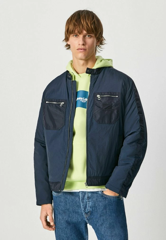 Pepe Jeans Blouson Bomber - Dark Blue 1 Pepe Jeans Blouson Bomber - Dark Blue