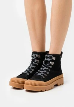 Pepe Jeans Bottines à Plateau - Black