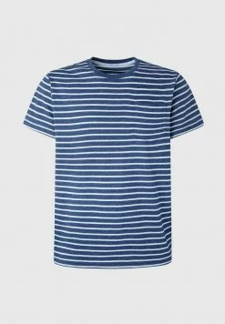 Pepe Jeans ADONE - T-shirt Imprimé - Blue -Pepe Jeans Soldes Magasin 7593bdab34464f19b5657a033868961a