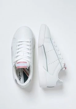 Pepe Jeans LAMBERT CLASSIC - Baskets Basses - Blanco -Pepe Jeans Soldes Magasin 75a1a122548b46e9865cccd7df2544b1