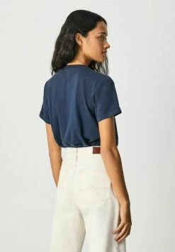 Pepe Jeans BABETTE - T-shirt Imprimé - Dark Blue -Pepe Jeans Soldes Magasin 76158da1c99d4ba3ad16bca16ed69f15