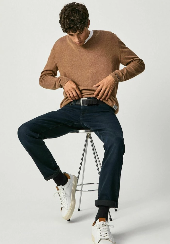 Pepe Jeans BASTIAN - Pullover - Light Brown 5 Pepe Jeans BASTIAN - Pullover - Light Brown – Image 5