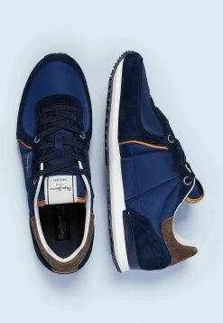 Pepe Jeans TINKER CITY SMART - Baskets Basses - Azul Marino -Pepe Jeans Soldes Magasin 77844d93925a421b992255b055a838e7