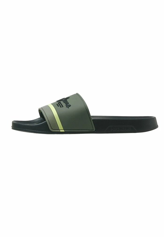 Pepe Jeans PORTOBELLO - Sandales De Bain - Verde Caqui 1 Pepe Jeans PORTOBELLO - Sandales De Bain - Verde Caqui