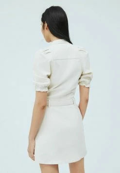 Pepe Jeans DORY - Robe Chemise - Blanco Off -Pepe Jeans Soldes Magasin 78ad2e2b650b4b08a083593c642a2ce6