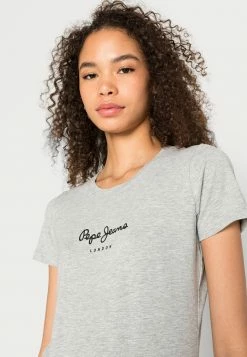 Pepe Jeans NEW VIRGINIA - T-shirt Imprimé - Grey -Pepe Jeans Soldes Magasin 792956b26e7041dba9342323fbbe0683