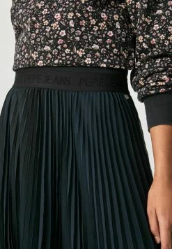 Pepe Jeans RUBI - Jupe Trapèze - Black -Pepe Jeans Soldes Magasin 79c1fb1cfd1b4d2b8931df974e4e57dd