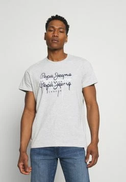 Pepe Jeans MOE - T-shirt Imprimé - Grey