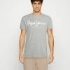 Pepe Jeans ORIGINAL STRETCH - T-shirt Imprimé - Grey Marl