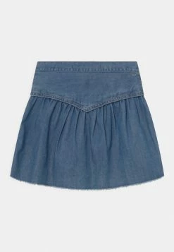 Pepe Jeans MISSISIPI SKIRT - Minijupe - Light-blue Denim -Pepe Jeans Soldes Magasin 7c283474677540e58288d7f96584e81f