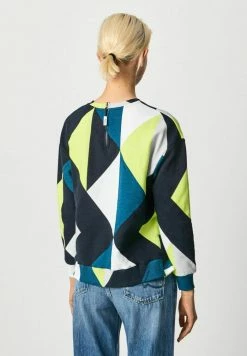 Pepe Jeans BIBIAN - Sweatshirt - Blue/light Green -Pepe Jeans Soldes Magasin 7cf681dd5f7147b8bf4ed6f99a76fc26