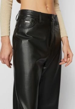 Pepe Jeans DIANE - Pantalon En Cuir - Black -Pepe Jeans Soldes Magasin 7db62260d54c43548fda5990f9de7ae7