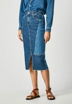 Pepe Jeans PIPERBLUES - Jupe Crayon - Bluedenim