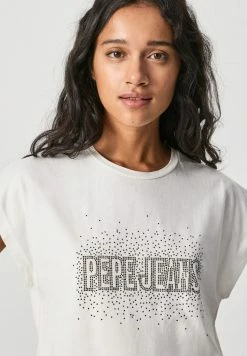 Pepe Jeans T-shirt Imprimé - Blanco -Pepe Jeans Soldes Magasin 7e4dbd515ae84bf2a5084b79822f14ba
