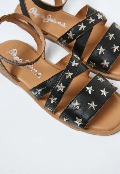 Pepe Jeans IRMA STUDS - Sandales - Black -Pepe Jeans Soldes Magasin 7e97b4d72f874bb2a8723e0450a43896