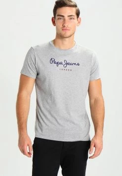 Pepe Jeans EGGO - T-shirt Imprimé - Grey Marlange