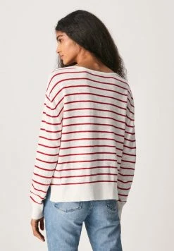 Pepe Jeans RAYAS - Pullover - Rojo Blanco -Pepe Jeans Soldes Magasin 816249eabcbc45779cebf546006c6f66