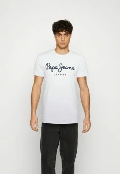 Pepe Jeans ORIGINAL STRETCH - T-shirt Imprimé - White