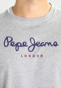 Pepe Jeans EGGO - T-shirt Imprimé - Grey Marlange -Pepe Jeans Soldes Magasin 83213e88773649e2a010b345acf90e40