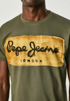 Pepe Jeans CHARING N - T-shirt Imprimé - Dark Green -Pepe Jeans Soldes Magasin 842bef6a849e4b7ba85cdba328c97e95