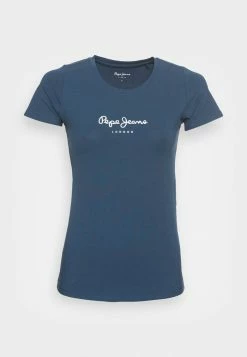 Pepe Jeans NEW VIRGINIA - T-shirt Imprimé - Dark Blue -Pepe Jeans Soldes Magasin 845340f5940040a095f67bd478beaf11