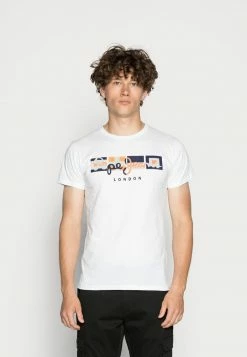 Pepe Jeans DEAN - T-shirt Imprimé - Optic White