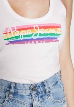 Pepe Jeans BAYARD - Débardeur - White -Pepe Jeans Soldes Magasin 84c65f4f178f4e80a5ba0631d892b419