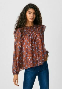 Pepe Jeans AITANA - Blouse - Brown Blue