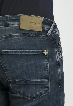 Pepe Jeans FINSBURY - Jean Slim - Blue Denim -Pepe Jeans Soldes Magasin 8598bb7a32584f389969444174a09bc8